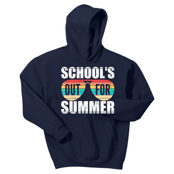 School's Out For Summer Shades Kids Hoodie