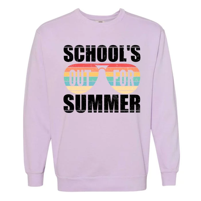 School's Out For Summer Shades Garment-Dyed Sweatshirt