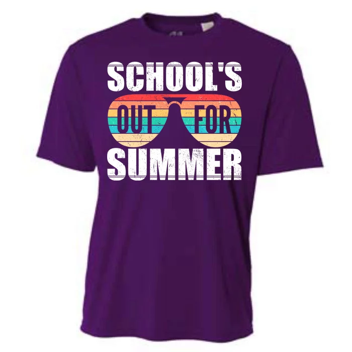 School's Out For Summer Shades Cooling Performance Crew T-Shirt