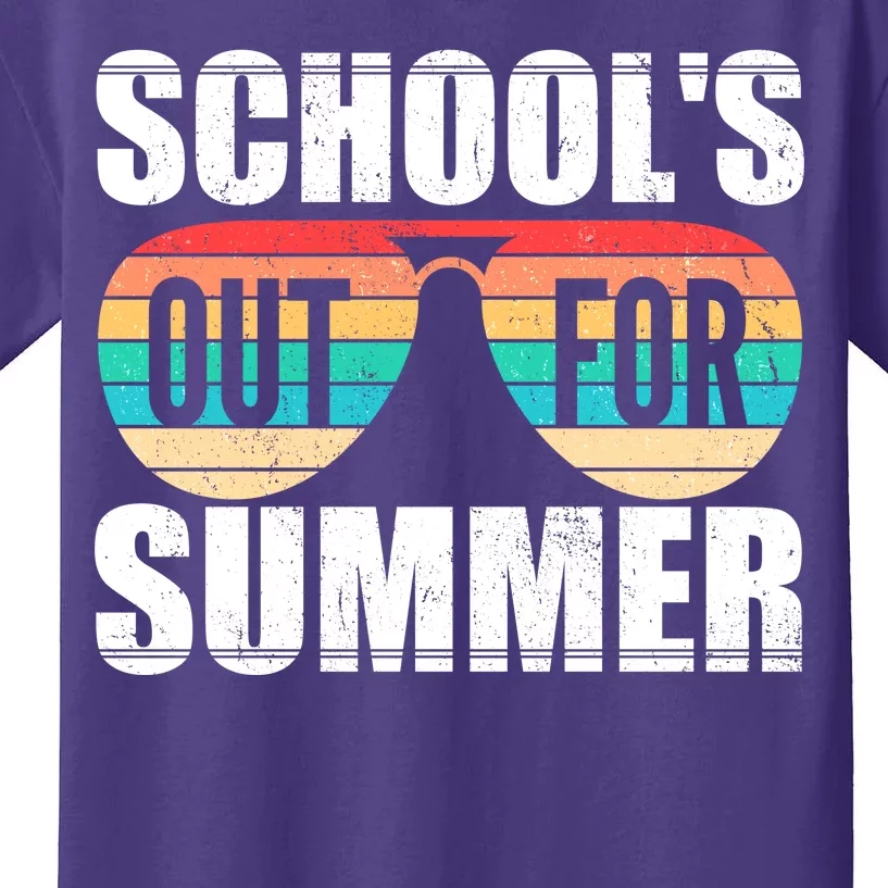 School's Out For Summer Shades Kids T-Shirt