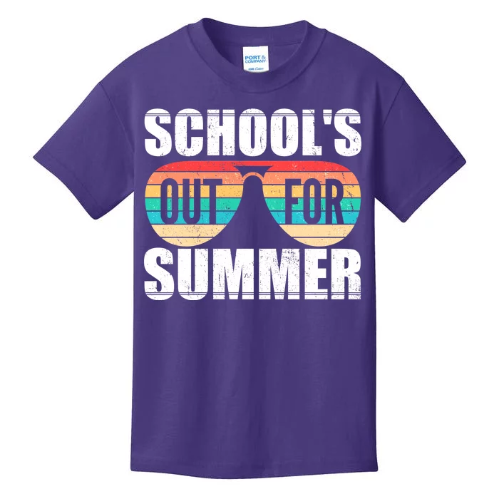 School's Out For Summer Shades Kids T-Shirt