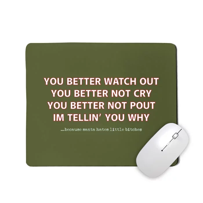 Santa Claus Is Coming To Town Funny Mousepad