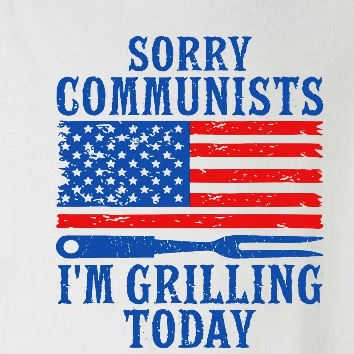 Sorry Communists IM Grilling Today Toddler Long Sleeve Shirt