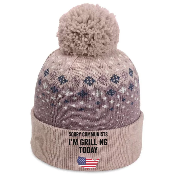 Sorry Communists IM Grilling Today The Baniff Cuffed Pom Beanie