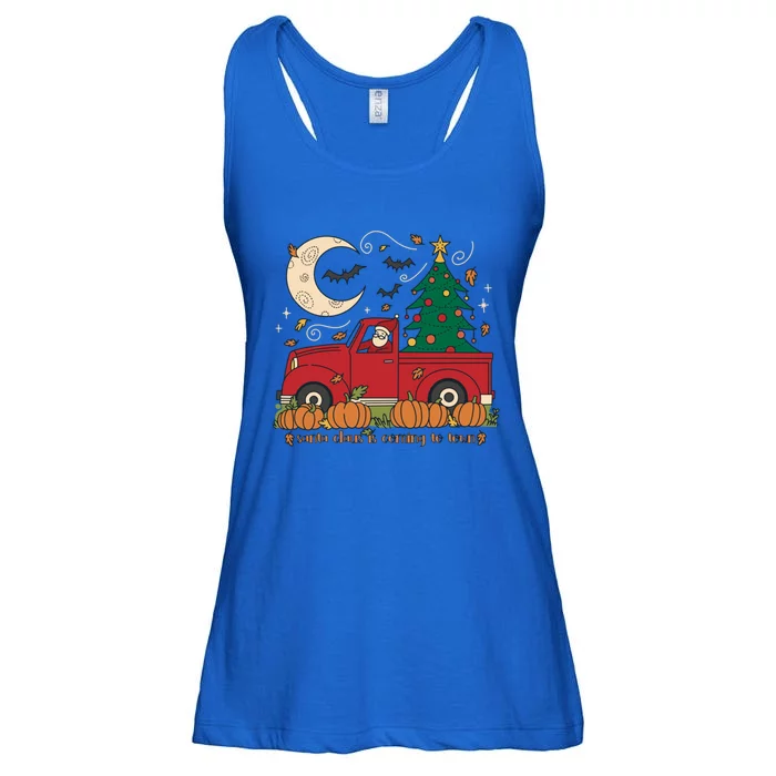 Santa Claus Is Coming To Town Christmas Meaningful Gift Ladies Essential Flowy Tank