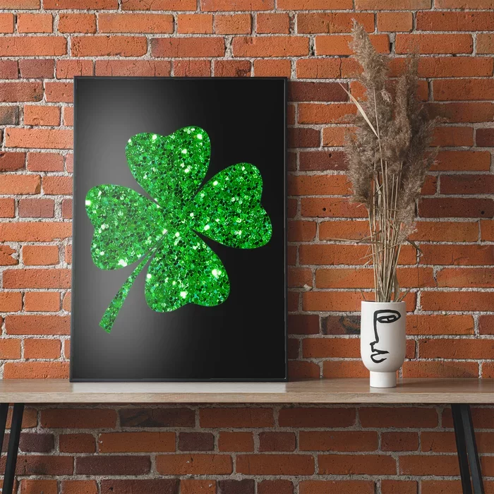 Sparkle Clover Irish Shirt For St Patricks &Amp; Pattys Day Poster