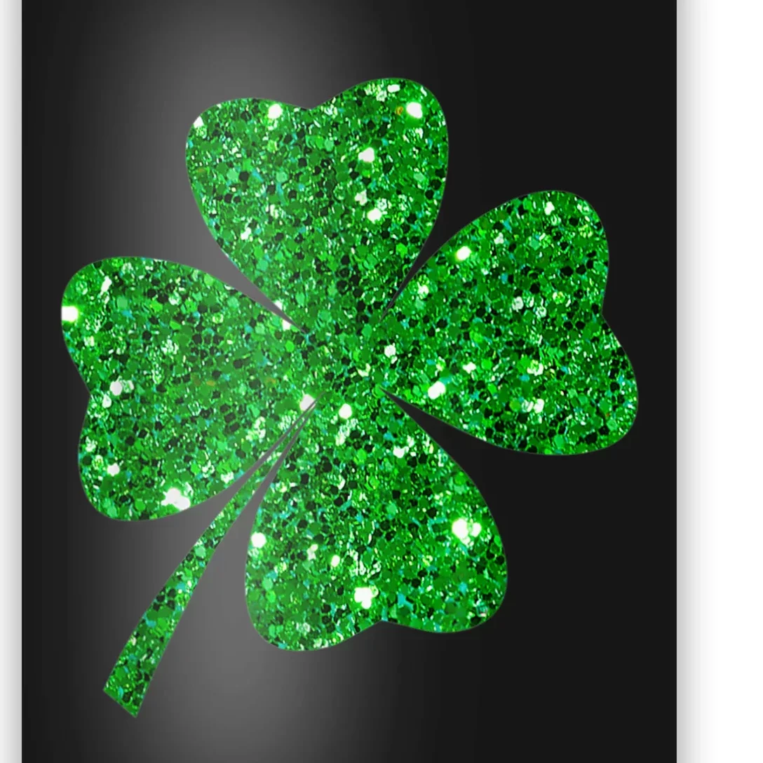 Sparkle Clover Irish Shirt For St Patricks &Amp; Pattys Day Poster