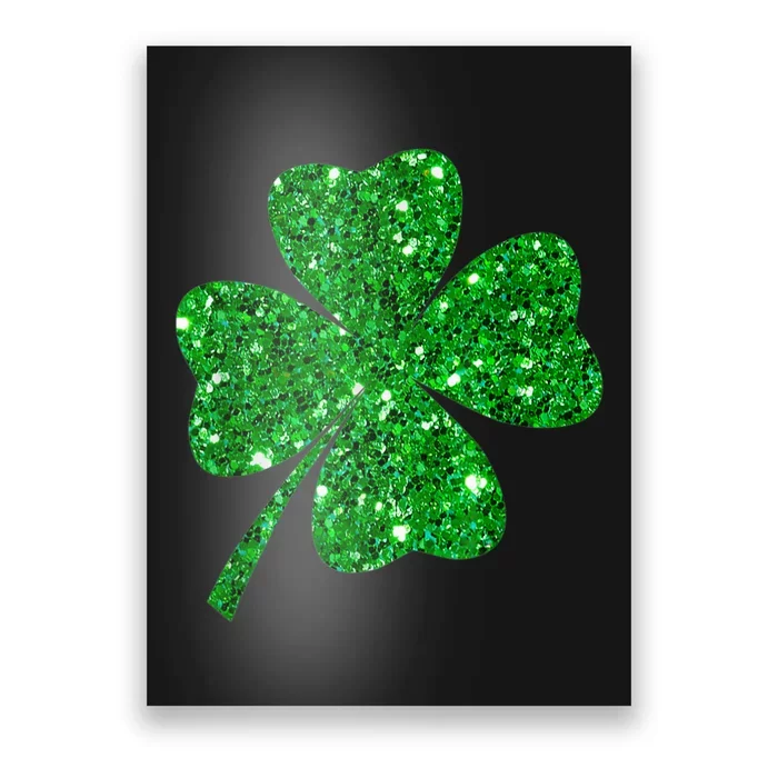 Sparkle Clover Irish Shirt For St Patricks &Amp; Pattys Day Poster