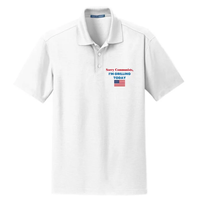 Sorry Communists IM Grilling Today Dry Zone Grid Performance Polo