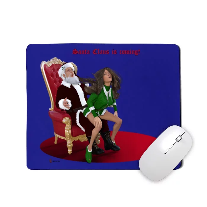 Santa Claus Is Coming! Gift Mousepad