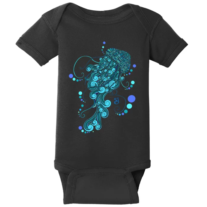 String Cheese Incident Jelly Fish Baby Bodysuit