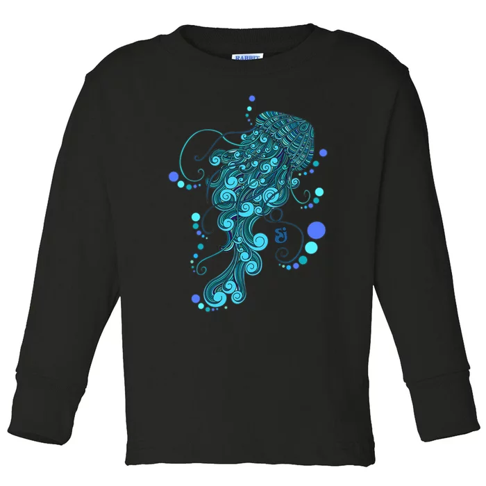 String Cheese Incident Jelly Fish Toddler Long Sleeve Shirt