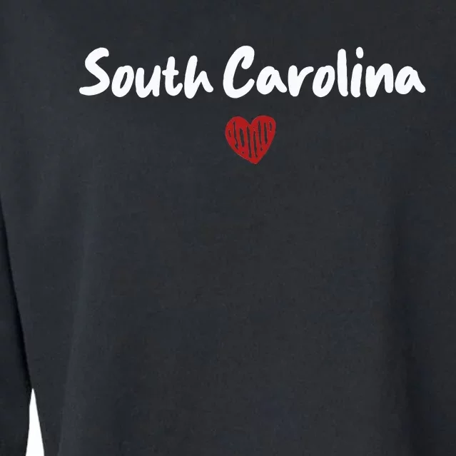 South Carolina I Love South Carolina Classic Cropped Pullover Crew