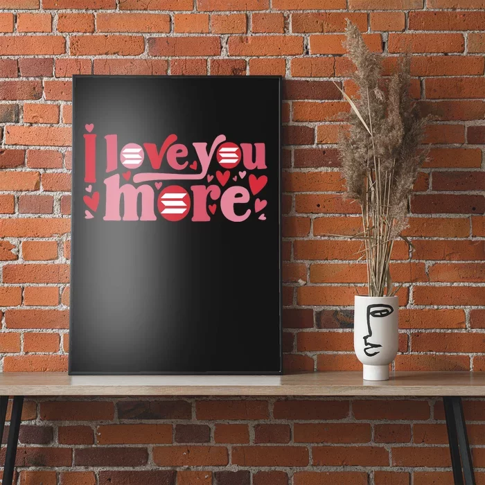 Solana Crypto I Love You More Cryptocurrency Pink Heart Premium Poster