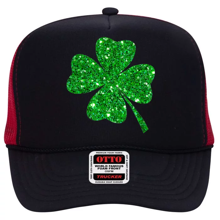 Clover Irish Shirt For St Patricks & Pattys Day High Crown Mesh Trucker Hat