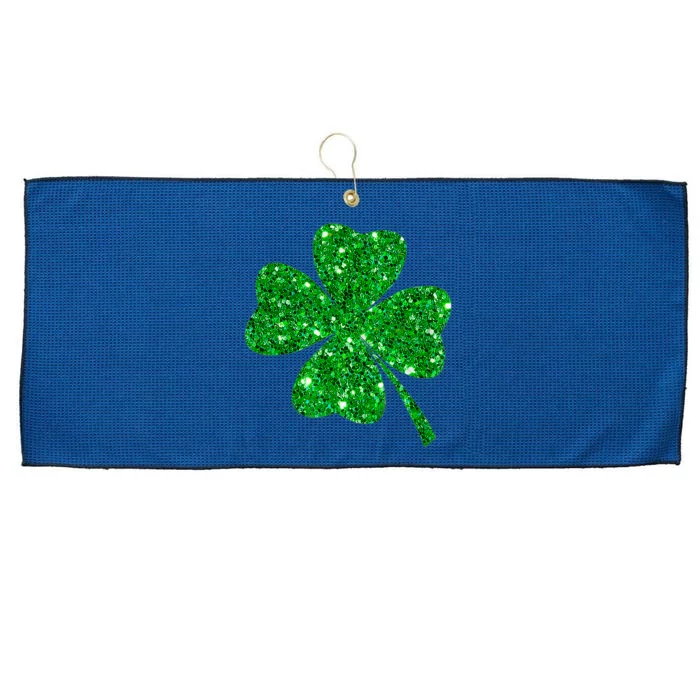 Clover Irish Shirt For St Patricks & Pattys Day Large Microfiber Waffle Golf Towel