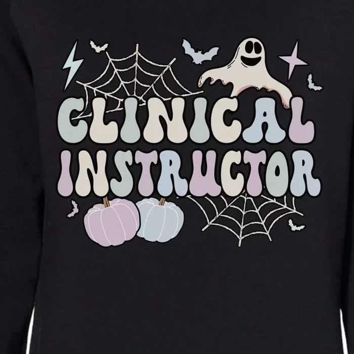 Spooky Clinical Instructor Halloween Cute Gift Womens California Wash Sweatshirt