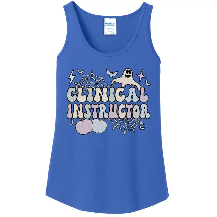 Spooky Clinical Instructor Halloween Cute Gift Ladies Essential Tank