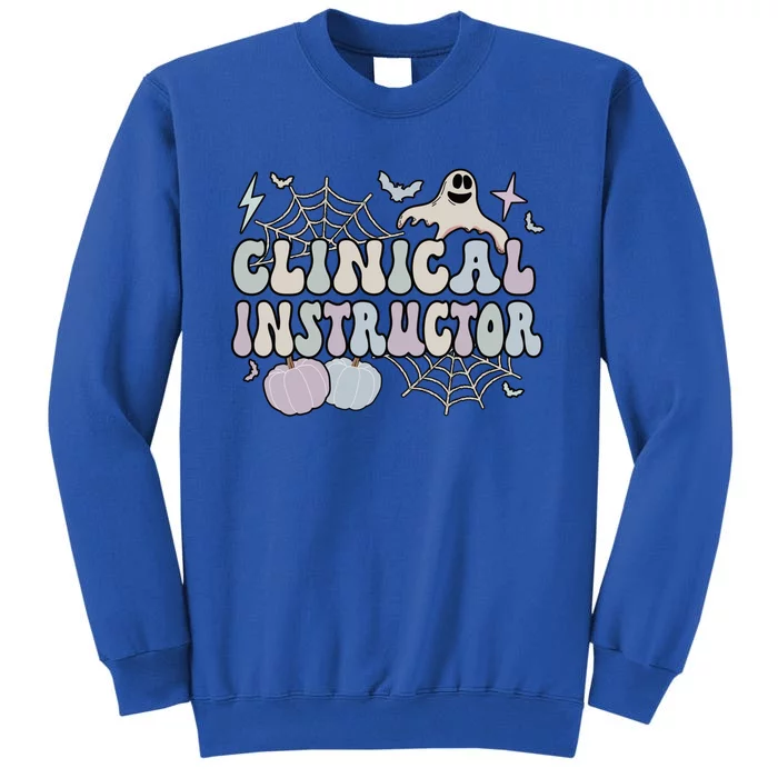 Spooky Clinical Instructor Halloween Cute Gift Tall Sweatshirt