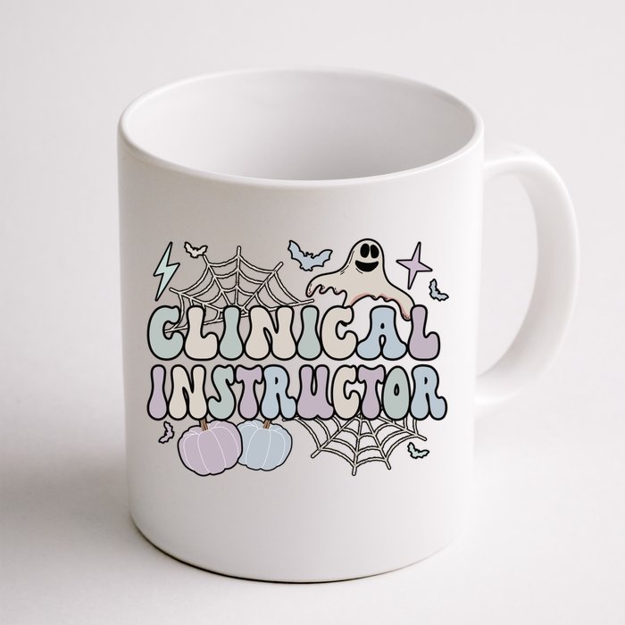 Spooky Clinical Instructor Halloween Cute Gift Front & Back Coffee Mug