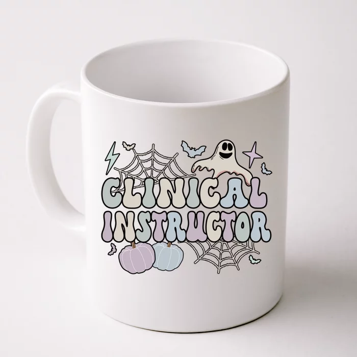 Spooky Clinical Instructor Halloween Cute Gift Front & Back Coffee Mug