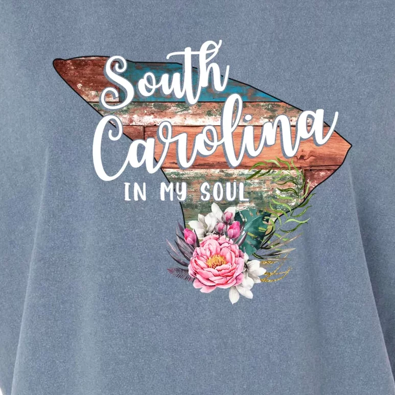 South Carolina In My Soul Garment-Dyed Women's Muscle Tee