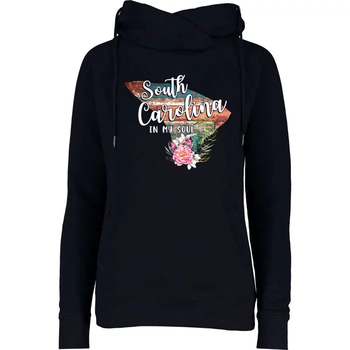 South Carolina In My Soul Womens Funnel Neck Pullover Hood