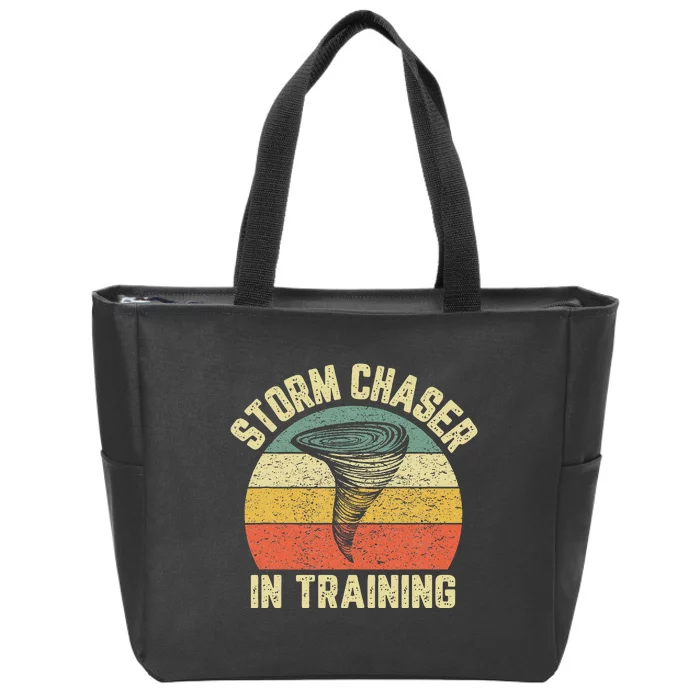 Storm Chaser In Training Meteorologist Love Tornado Design Zip Tote Bag