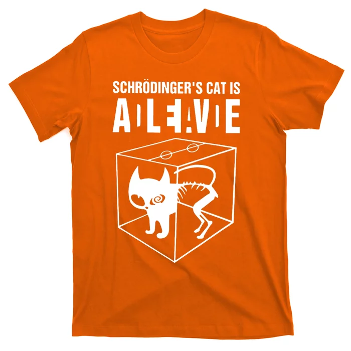 SchrodingerS Cat Is Alive Dead T-Shirt