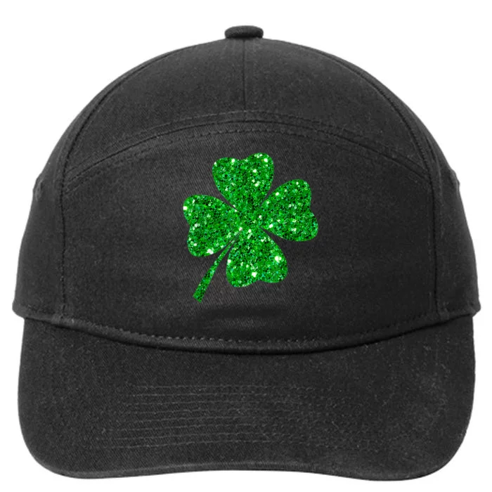 Sparkle Clover Irish Shirt For St Patricks & Pattys Day 7-Panel Snapback Hat