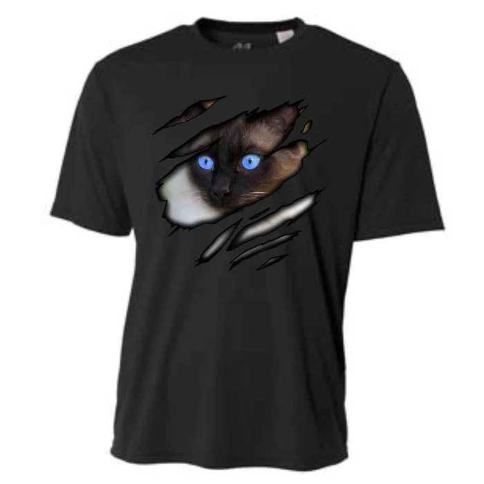 Siamese Cat In Me Design Cadesign Purebred Cat Gift Cooling Performance Crew T-Shirt