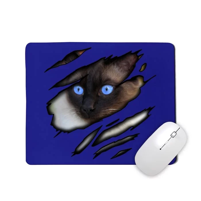 Siamese Cat In Me Design Cadesign Purebred Cat Gift Mousepad