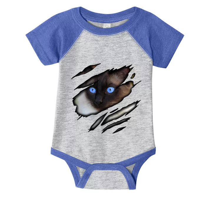 Siamese Cat In Me Design Cadesign Purebred Cat Gift Infant Baby Jersey Bodysuit