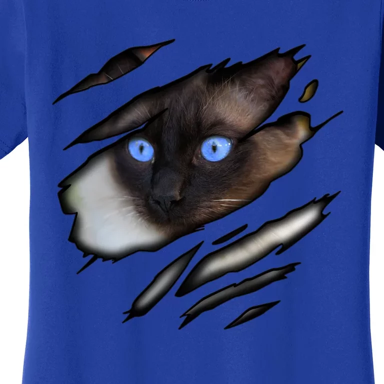 Siamese Cat In Me Design Cadesign Purebred Cat Gift Women's T-Shirt