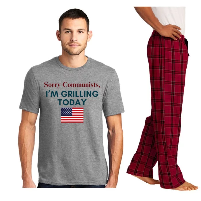 Sorry Communists IM Grilling Today Funny Bbq Design Pajama Set