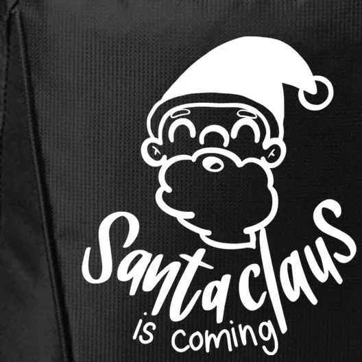 Santa Claus Is Coming Christmas Pajamas Gift City Backpack