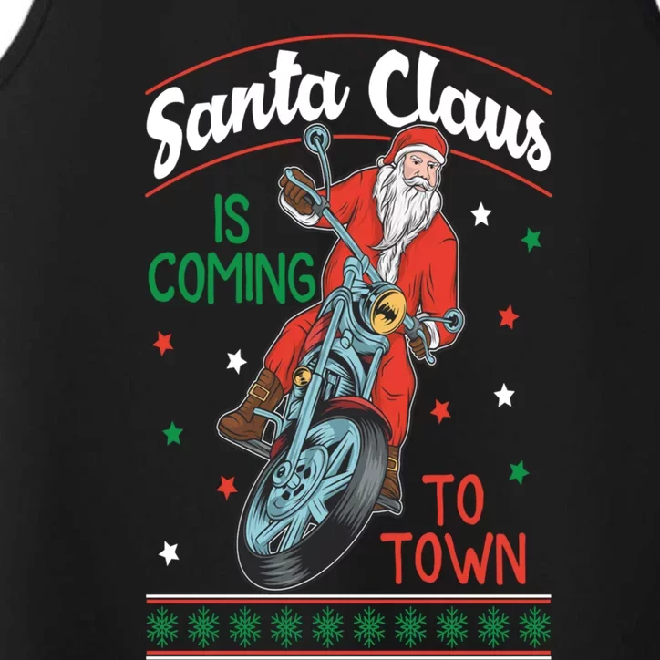 Santa Claus Is Coming Gift Performance Tank