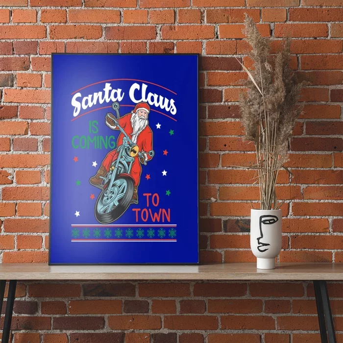 Santa Claus Is Coming Gift Poster