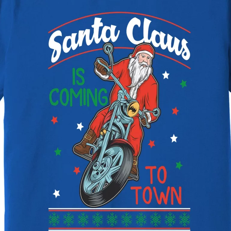 Santa Claus Is Coming Gift Premium T-Shirt