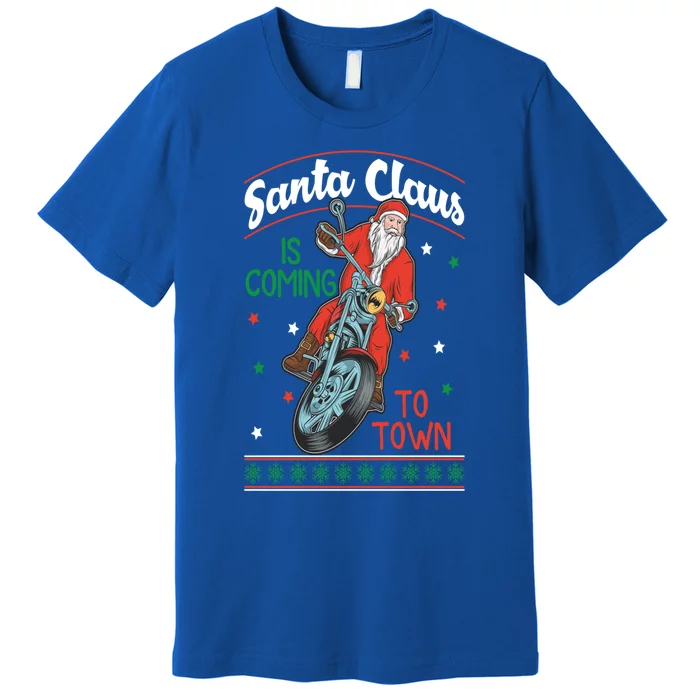 Santa Claus Is Coming Gift Premium T-Shirt