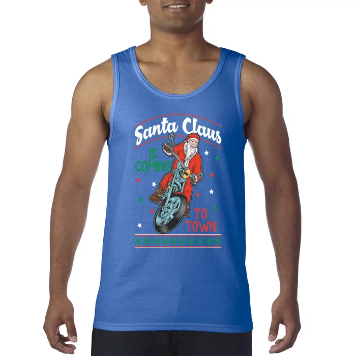 Santa Claus Is Coming Gift Tank Top