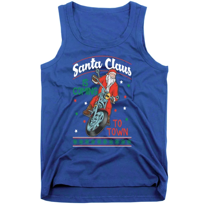 Santa Claus Is Coming Gift Tank Top