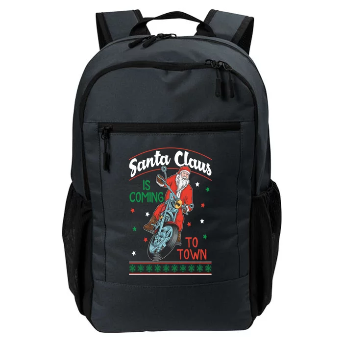 Santa Claus Is Coming Gift Daily Commute Backpack