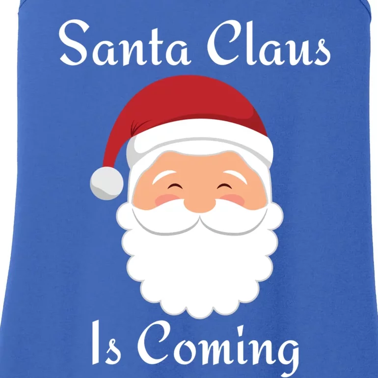 Santa Claus Is Coming Gift Ladies Essential Tank