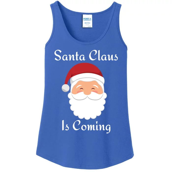 Santa Claus Is Coming Gift Ladies Essential Tank