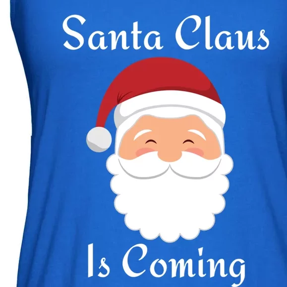 Santa Claus Is Coming Gift Ladies Essential Flowy Tank