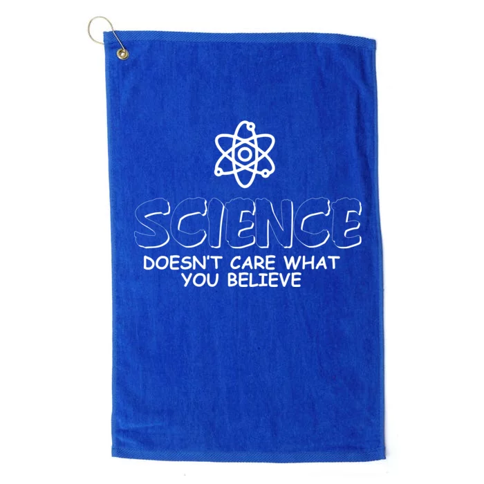 Science Doesn't Care What You Believe Platinum Collection Golf Towel