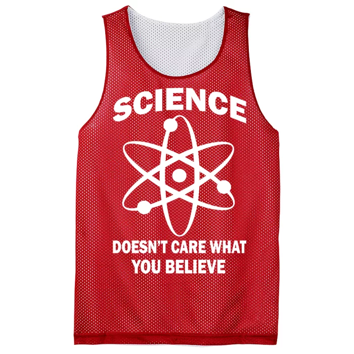 Science Doesn't Care What You Believe Atom Mesh Reversible Basketball Jersey Tank