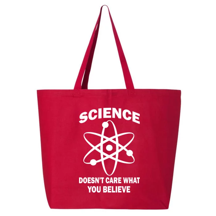 Science Doesn't Care What You Believe Atom 25L Jumbo Tote