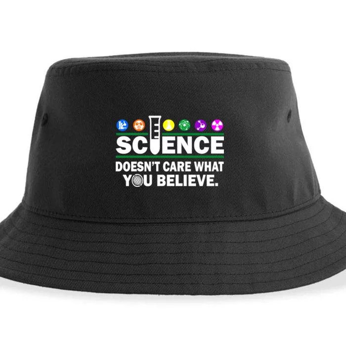 Science Doesn't Care What You Believe Saying Sustainable Bucket Hat